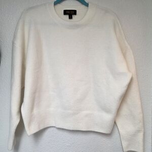 Truth Women's Cream Crewneck Pullover Sweater